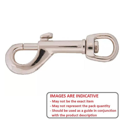 1086989 | BA-265RS --- Swivel Eye Leash Snaps - 9.525x76.2x6.35 mm - Steel Snap