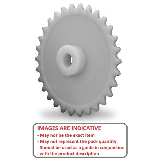 1128133 | SP1-095-057B-023-120-AW --- Roller Chain Sprockets - 23 tooth - 69.71x32 mm Simplex - Acetal Sprocket
