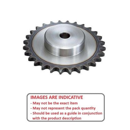 1132371 | SP1-095-047B-025-120-C --- Roller Chain Sprockets - 25 tooth - 75.8x22.23 mm Simplex - Carbon Steel Sprocket