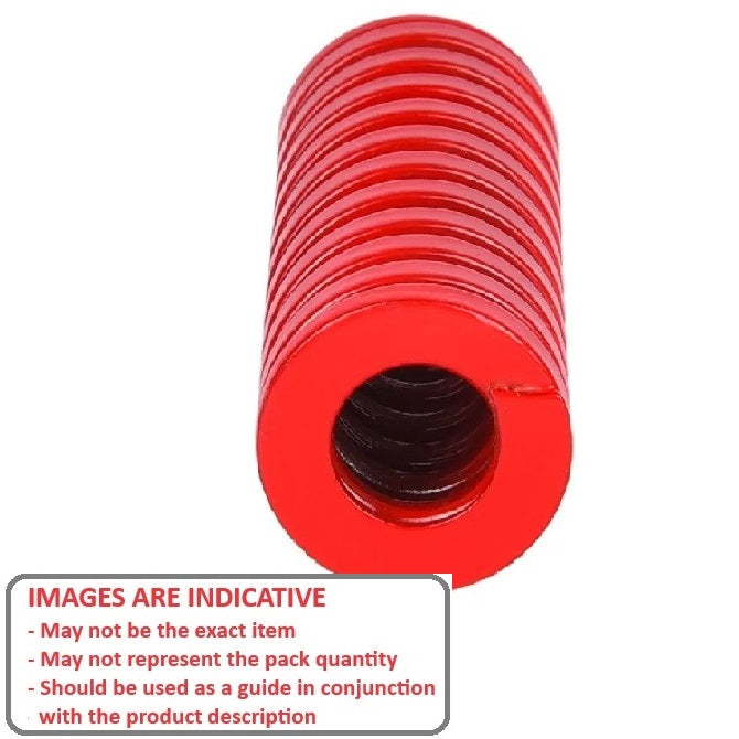1089000 | DS-100-025-HD --- Die Springs - 10x5x25 mm Metric - Carbon Spring Steel