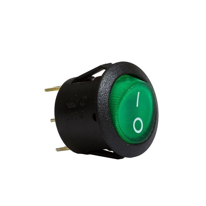 1036017 | SW-020-G (2 Pcs) --- Rocker Switches - Colour Green 20 - 12V/20 Amp