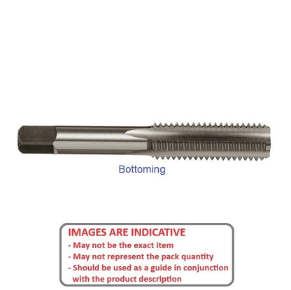 1069011 | TPC-060B-P --- Threading Tools - 0BA - Approx. 6mm - 1.000 mm / 25.4 TPI - Bottoming Hand Taps - Carbon Steel Tap