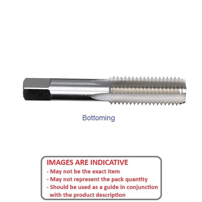 1042534 | TPC-025C-P-H (2 Pcs) --- Threading Tools - 3-48 UNC - 2.52mm - 0.529 mm / 48 TPI - Bottoming Hand Taps - High Speed Carbon Steel Tap
