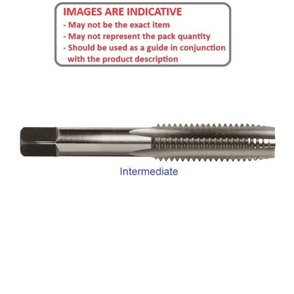 1043359 | TPC-028F-I --- Threading Tools - 4-48 UNF - 2.85mm - 0.529 mm / 48 TPI - Intermediate Hand Taps - Carbon Steel Tap