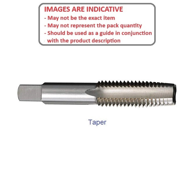 1048634 | TPC-032F-T-H --- Threading Tools - 5-44 UNF - 3.18mm - 0.577 mm / 44 TPI - Taper Hand Taps - High Speed Carbon Steel Tap