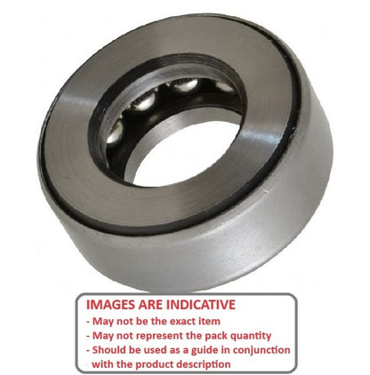 1086383 | T-0095-0266-BND --- Thrust Ball Bearings - 9.525x26.594x9.119 mm / 10.16 mm Banded - Carbon Steel Bearing