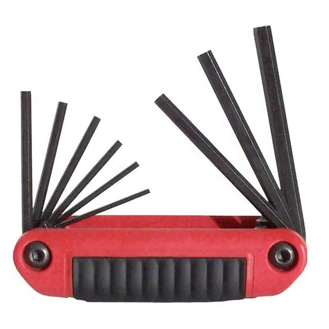 1223495 | EK-571RS --- Keys and Screwdrivers Tools - Torx Keys T10, T15, T20, T25, T27, T30, T40 - 7 Keys Foldup Sets