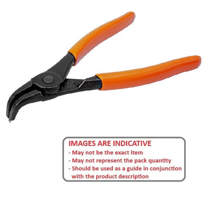 1049007 | PRS-E023-90S --- Circlip Pliers Tools - Clip Size Range 3.18 mm - 1/8 Imperial - Small Hole 90 &#176; - External Only External