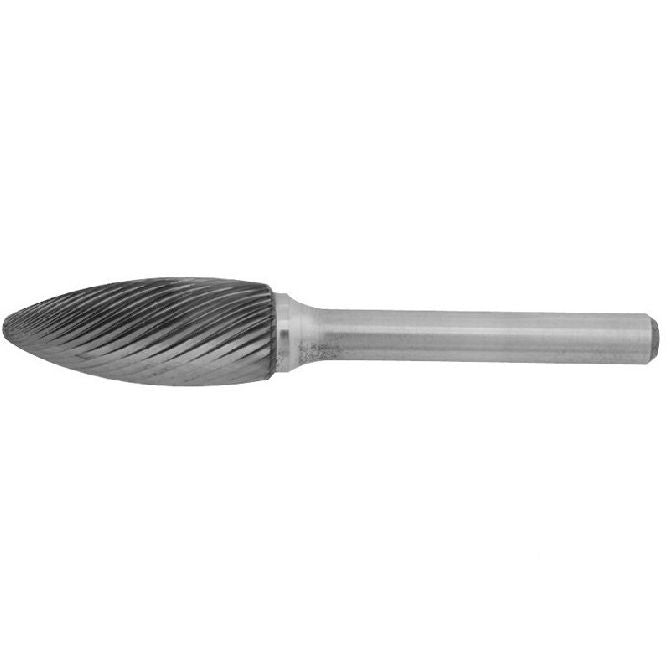 1224785 | GAR74112RS --- Rotary Files Tools - Type Flame 3.175 - 6.35 Double Cut - Carbon Steel File