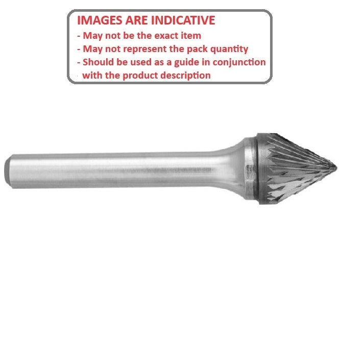 1224912 | GAR74122RS --- Rotary Files Tools - Type Taper Shape - 60 deg - 3.175 Double Cut - Carbon Steel File