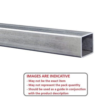 1048684 | 4T-0032-0300-ALH14 --- Square Tube - 3.18x2.46x304.8 mm - Aluminium