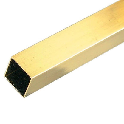 1054282 | 4T-0032-0914-BR (Each) --- Square Tube - 3.18x2.47x914 mm - Brass
