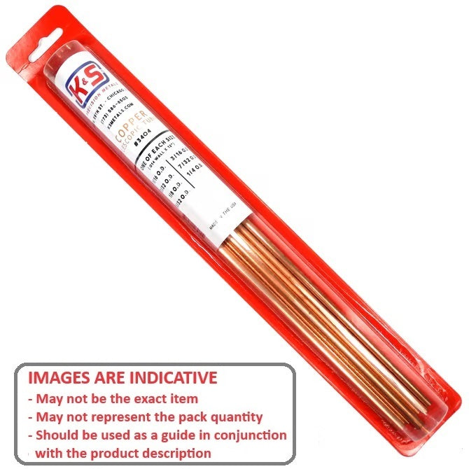 1150766 | AST-TUB-COP-07 --- Small Parts Assortment Kits - Selection Tubing 7 - Telescoping Tubing 300mm Long - Copper
