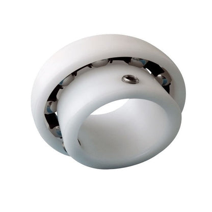 1102402 | P-UC204-8-AS6 --- Spherical OD Bearings - 12.7x47x31 mm - Acetal with Stainless 316 Balls