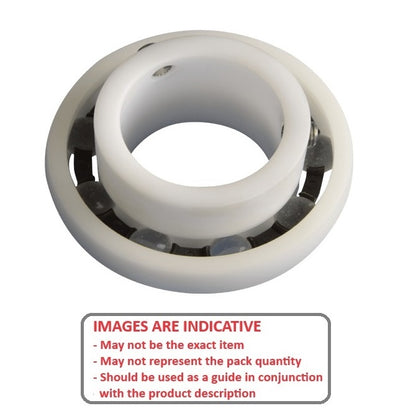 1120052 | P-UC204-12-AGL (5 Pcs) --- Spherical OD Bearings - 19.05x47x31 mm Suits Plastic Housings - Acetal with Glass Balls Bearing