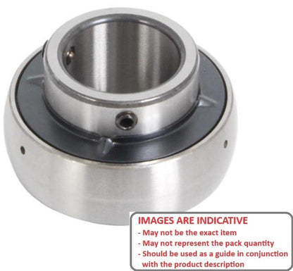 1115578 | UC203 --- Spherical OD Bearings - 17x47x31 mm Suits Cast Iron Housings - Chrome Steel