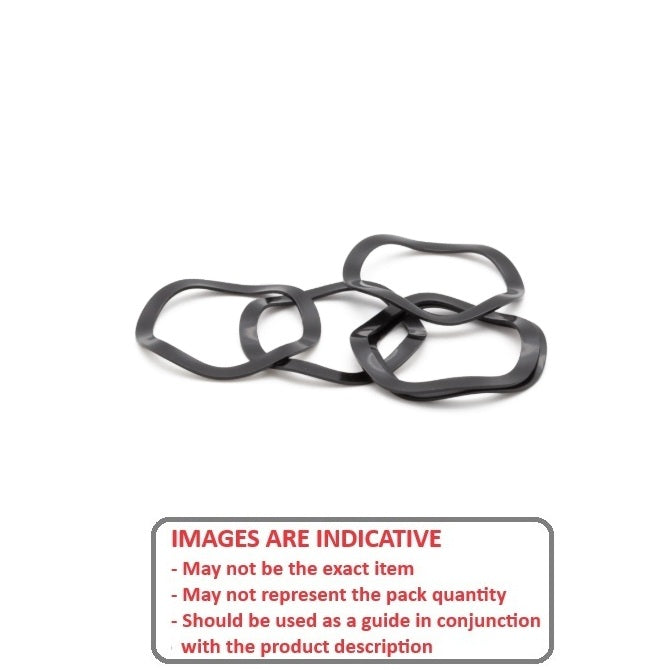 1165059 | W0518-T-070-068-W3-C (Each) --- Spring Washers - 51.8x69.8x6.8 mm Wave - Carbon Spring Steel Washer