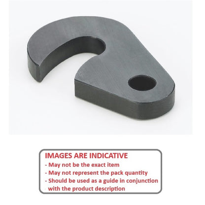 1133266 | W0254-CSW-C --- C Washers - 25.4x19.05x27.76 mm Swing - Carbon Spring Steel Self Finish Washer
