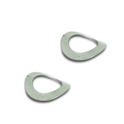Spring Washers - 4x8x0.8 mm Curved - Carbon Spring Steel HRC 43-50 Washer