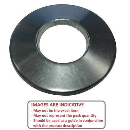1145114 | W0198-D-035-033-F-C --- Disc Spring Washers - 34.6x19.8x3.33 mm Flange Locking Type - Carbon Spring Steel Self Finish Washer