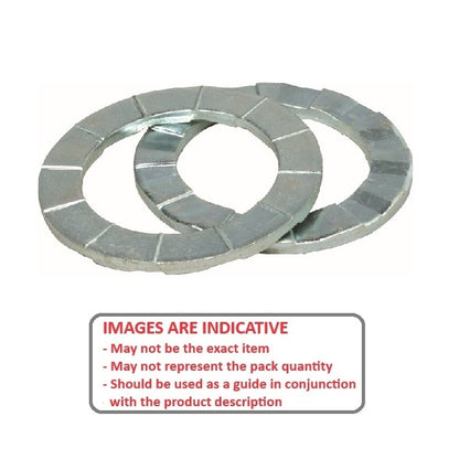 1061228 | W0050-LK-010-020-D-S2 (PAIR) --- Disk Lock Washers - 5x10.18x2.03 mm - Stainless Steel 302 Similar to A2, 304, 18-8 Washer