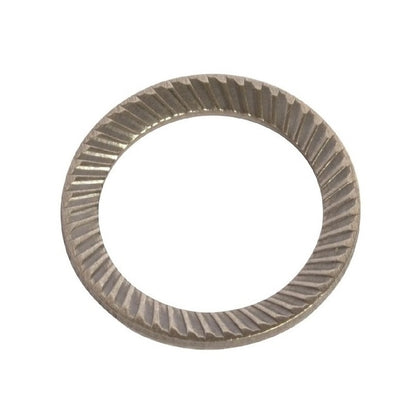 Serrated Washers - 5x9x0.6 mm - Carbon Spring Steel Self Finish