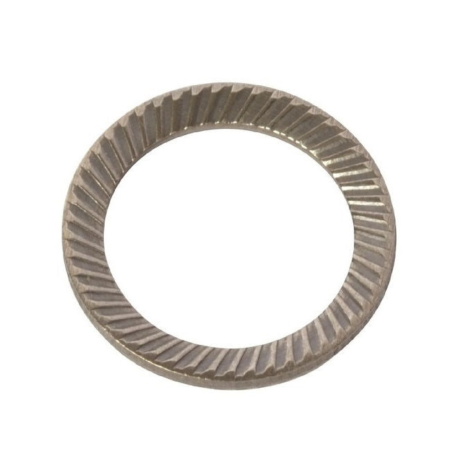 1051947 | W0040-LK-007-005-S-CB (5 Pcs) --- Serrated Washers - 4x7x0.5 mm Safety - Carbon Spring Steel Self Finish Washer