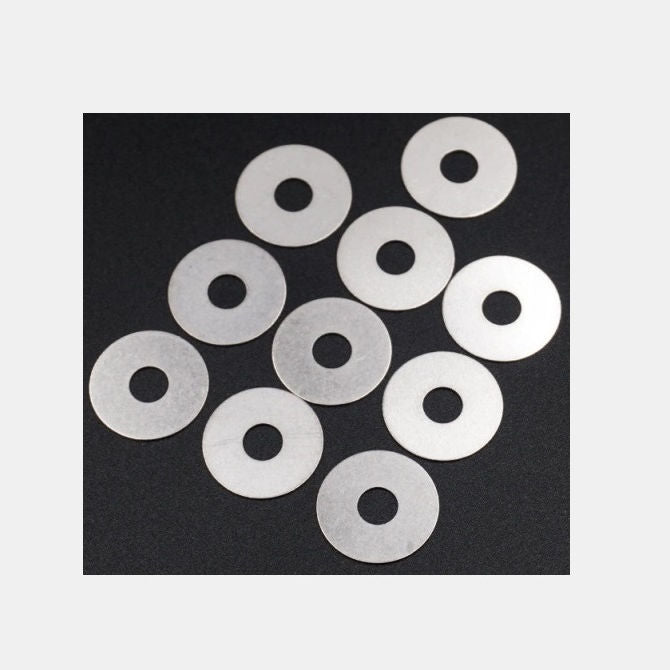 1118049 | W0159-FP-025-0013-PT (Pack of 25)  --- Flat Washers - 15.88x25.4x0.13 mm Commercial - PTFE Plastic Washer