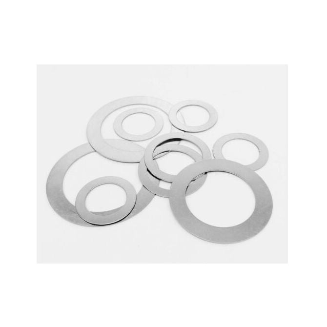 1159256 | W0381-FP-054-0003-S6 (Pack of 5)  --- Flat Washers - 38.1x53.975x0.025 mm Precision Shim - Stainless Steel 316 Similar to A4, 18-10 Washer