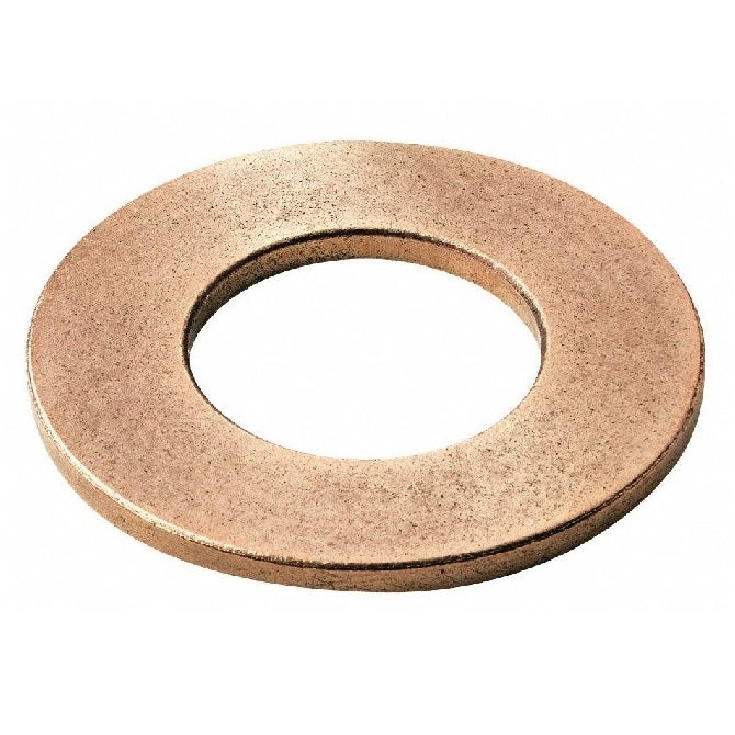 Flat Washers - 28.575x47.63x3.18 mm Precision Ground Sintered Bronze - Sintered Bronze, Self Lubricating Washer