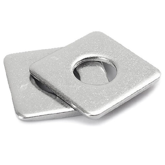 Square Washers - 25.4x63.5x6.35 mm - Carbon Spring Steel Self Finish