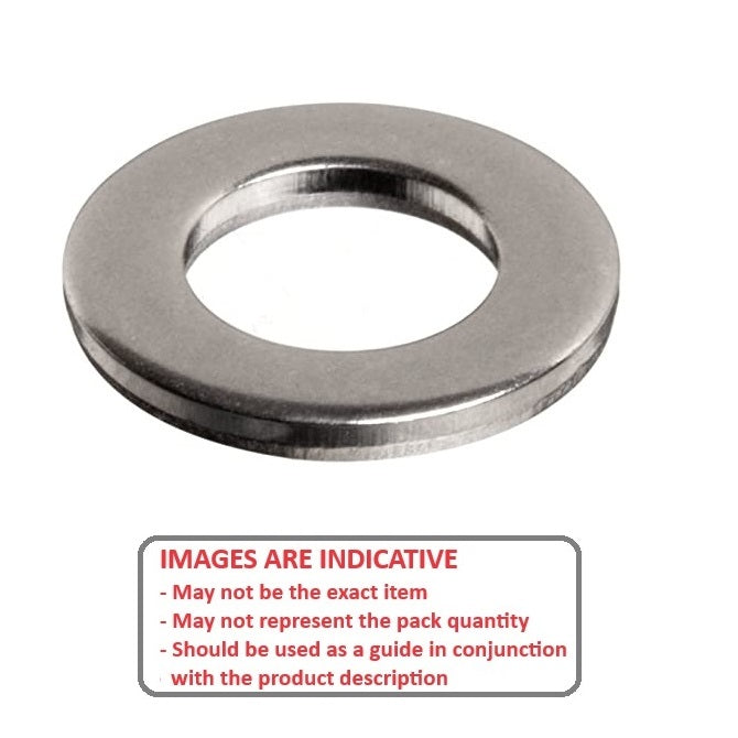 1071968 | W0064-F-017-048-CM --- Flat Washers - 6.35x17.46x4.76 mm Heavy Duty - Carbon Spring Steel Self Finish Washer