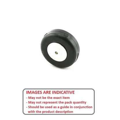 1155488 | WH-PL-045-032-TW (5 Pcs) --- RC Plane Wheels Hobby - 44.5 Tailwheel - - - Natural Rubber Wheel