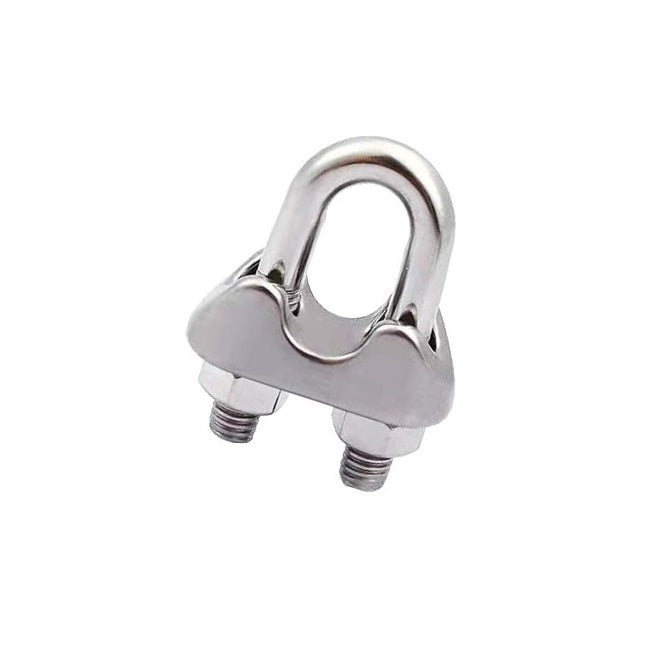 Stainless Steel Wire Rope Clips - 2.38 - 3.18 mm 304 Stainless Steel 2 