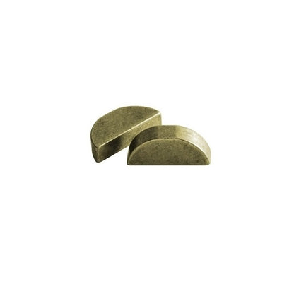 Woodruff Keys - 1.59x12.7x5.2 mm - Carbon Steel 1035 Zinc Plated
