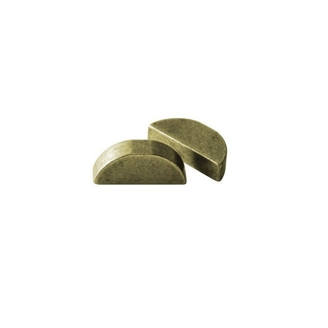 1037997 | KW-016-127-Z --- Woodruff Keys - 1.59x12.7x5.2 mm - Carbon Steel 1035 Zinc Plated Key