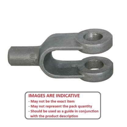 1193633 | Y1905-SLD-C (Each) --- Blank Yoke Ends - 92.08x19.05x20.64 mm - Carbon Steel