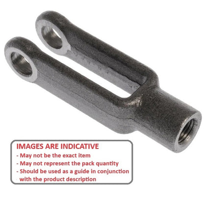 1170938 | Y0635-064F-R-C-H (Each) --- Threaded Yoke Ends - 50.8x11.11x7.14 mm - Steel