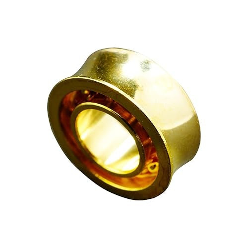 Yoyo Bearings - Type Concave Bearing 6.35 x 12.7 x 4.8 mm - Open Bearing - Gold Colour Steel - U-Groove 